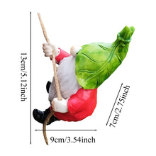 Load image into Gallery viewer, Garden Ornaments Outdoor, Climbing Garden GNOME, 5.12x3.54in Weather-Resistant Figurine Decor, Authentic Lawn Ornament, Resin Yard Statue for Patio, Ground, Yard

