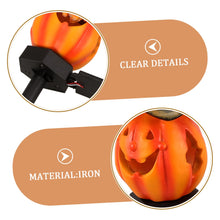 Load image into Gallery viewer, Ciieeo Sturdy Solar Pumpkin Stake Lamp Outdoor Garden Halloween Decor Long-Life Easy Install Solar Yard Lighting
