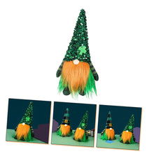 Load image into Gallery viewer, Ciieeo Traditional Gnome Doll Patrick&#39;s Day Gnome Plush Faceless Ornament Garden Statue Perfect Party Accessory
