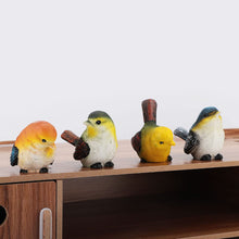 Load image into Gallery viewer, 4Pcs Animal Garden Gnomes Statue Resin Birds Animal Figurine Decoration Lawn Garden Courtyard Ornaments Indoor Outdoor Figurines for Garden and House
