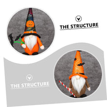 Load image into Gallery viewer, Cabilock 1 Pc Gnome Doll Gnomes Halloween Gnome Doll Home Garden Decor Assorted Color Hat Party Ornament

