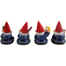 Load image into Gallery viewer, Wowser Miniature Lawn Gnomes Happy Time Group Drunk Garden Gnome Figurines, 3 1/2 Inches
