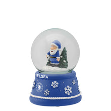 Load image into Gallery viewer, FOCO Premier League Football Chelsea Fan Christmas Santa Snow Globe
