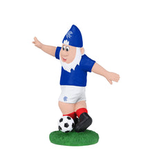 Load image into Gallery viewer, FOCO Officially Licensed Rangers FC Rabona Football Garden Gnome
