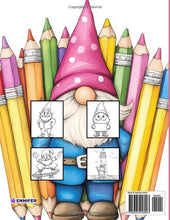 Load image into Gallery viewer, Whimsical Gnome Coloring Book – 50 Enchanted Gnome Designs for All Ages
