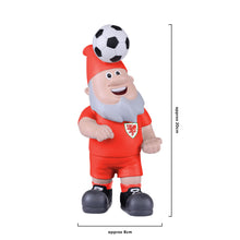 Load image into Gallery viewer, FOCO Officially Licensed Wales Header Ball Football Garden Gnome
