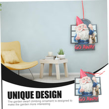 Load image into Gallery viewer, Happyyami Gnome Climbing Fairy Figurine Decoration for Balconies Patios Indoor Spaces Unique Finger Ornament for Home Outdoor Use for Gardens and Christmas Decor
