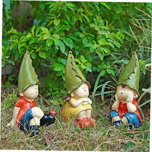 Load image into Gallery viewer, Ciieeo Garden Gnome Ornament Resin Home Craft Unique Desktop Decoration Fun Garden Gnome Bedroom Resin Craft
