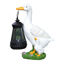 Load image into Gallery viewer, Solar Garden Statue, Duck Solar Lantern, Outdoor Home Decoration, Solar Lantern Statue, Cute Duck Statue, Patio Lawn Decor, Garden Solar Lighting, Duck Garden Ornament, Solar Lawn Decor, Porch Decorat
