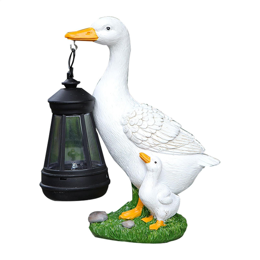Solar Garden Statue, Duck Solar Lantern, Outdoor Home Decoration, Solar Lantern Statue, Cute Duck Statue, Patio Lawn Decor, Garden Solar Lighting, Duck Garden Ornament, Solar Lawn Decor, Porch Decorat