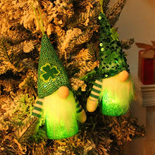 Load image into Gallery viewer, 2Pcs Light Up Gonks Christmas Decoration, Glowing Christmas Gnomes Pendants with Light Handmade Santa Swedish Gnomes Plush with Sequins Long Hat Christmas Decorations Indoor Holiday Decor
