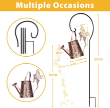 Load image into Gallery viewer, ACUYE Watering Can Solar Lights Outdoor Garden,Solar Elf Butterfly Garden Lights Waterproof with 36 LED String Lights,Solar Outdoor Decorations Ornaments for Garden Patio Porch Yard
