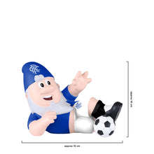 Load image into Gallery viewer, FOCO Official Rangers Football Club Sliding Tackle Garden Gnome
