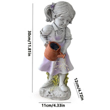 Load image into Gallery viewer, Bexdug Solar Garden Outdoor Statues | Resin Fairy Statues for Yard - Multipurpose Girl Decoration for Flower Beds, Decorative Outdoor Sculpture for Home
