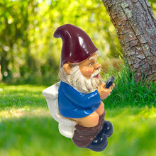Load image into Gallery viewer, Garden Goblin Funny Garden Gnome Statue, Naughty Garden Gnome Dwarfs Sculpture, Rude Garden Gnomes Man Ornaments, Resin Indoor Outdoor Figurine Art Decorations for Patio, Yard, Lawn(AW-004)
