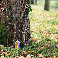 Load image into Gallery viewer, Mllkcao Garden Ornaments Outdoor Sale Large Rainbow Color Door and Window Pendant Crafts Outdoor Outdoor Courtyard Garden Tree Decoration
