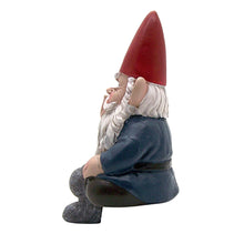 Load image into Gallery viewer, Angry Garden Gnome with Middle Finger, Shelf Sitting Figurine, Naughty Décor, Funny Gift, 7.15 Inches
