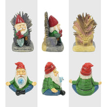 Load image into Gallery viewer, EraSpooky 6&quot; Resin Gnomes Statues Outdoor Decor, Novelty Sculptures Yard Decorations Patio Lawn Ornament, Funny Holidays Garden Gifts
