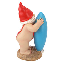 Load image into Gallery viewer, Design Toscano Garden Gnome Statue - Shredder Surfer Dude Gnome - Outdoor Garden Gnomes - Funny Lawn Gnome Statues
