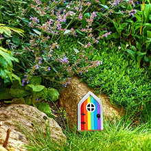 Load image into Gallery viewer, Mllkcao Garden Ornaments Outdoor Sale Large Rainbow Color Door and Window Pendant Crafts Outdoor Outdoor Courtyard Garden Tree Decoration
