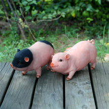 Load image into Gallery viewer, XIFIRY Animal Garden Gnomes Statue Cute Pig Funny Outdoor Sculpture Resin Lawn Ornaments Décor Indoor Outdoor Figurines for Garden and House (Cut Pig)
