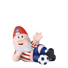 Load image into Gallery viewer, FOCO Official Atletico Madrid FC Sliding Tackle Football Garden Gnome
