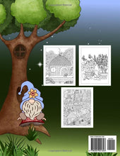 Load image into Gallery viewer, Gnome Coloring Book For Adults: An Adult 29 Pages Coloring Book Featuring Adorable Gnomes
