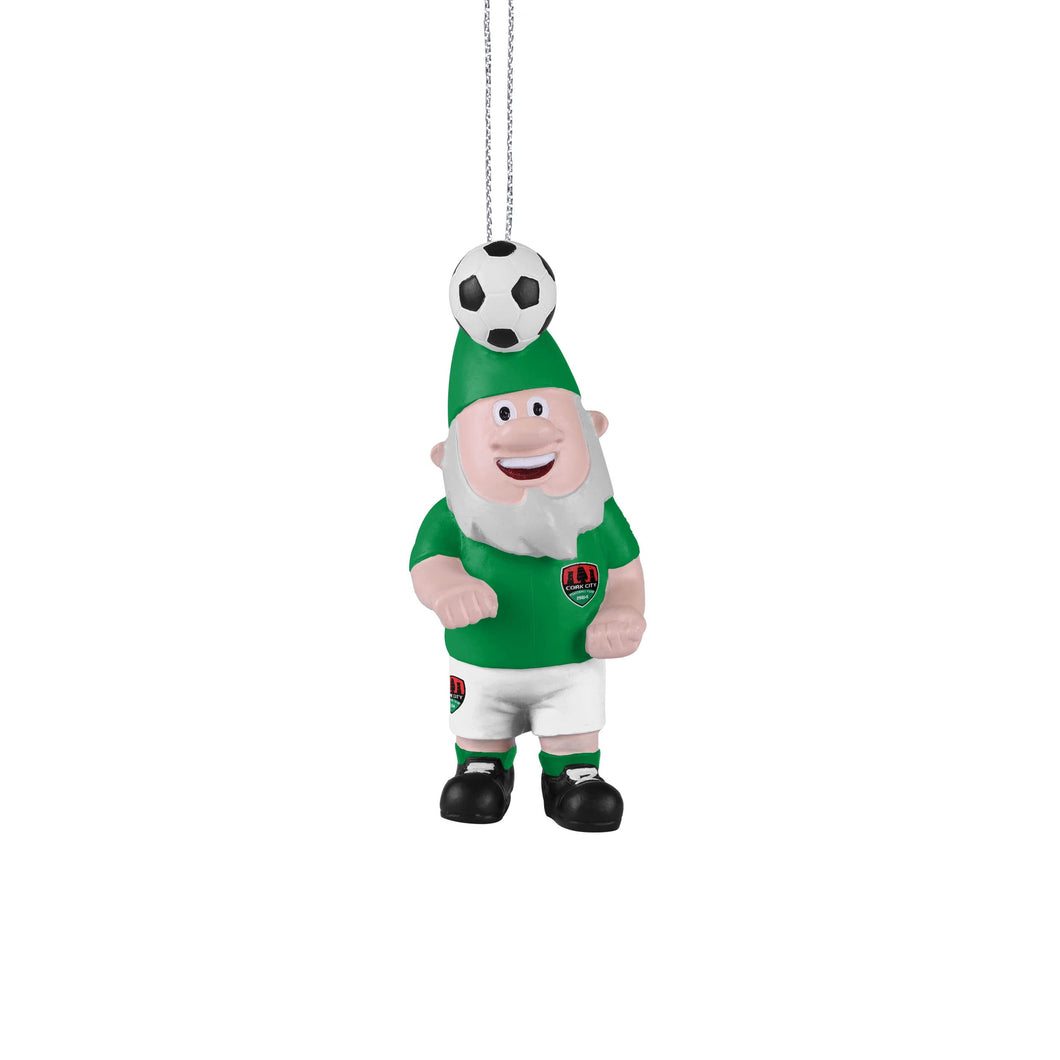 FOCO League of Ireland Premier Division Football Cork City Fan Gnome Hanging Christmas Ornament Decoration