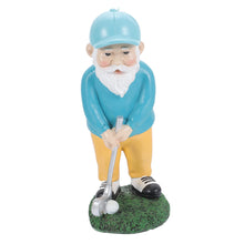Load image into Gallery viewer, KONTONTY Funny Golfing Gnome Statue Resin Gnome Figurine for Patio Decor Outdoor Decor
