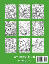 Load image into Gallery viewer, Gnomes Coloring Book for Adults: A Cute Fantasy World with Magical Landscapes for Stress Relief and Relaxation
