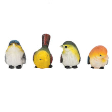 Load image into Gallery viewer, 4Pcs Animal Garden Gnomes Statue Resin Birds Animal Figurine Decoration Lawn Garden Courtyard Ornaments Indoor Outdoor Figurines for Garden and House
