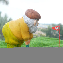 Load image into Gallery viewer, 12 cm/25 cm Golfer Garden Gnome Outdoor Figurine,Funny Golfing Garden Gnome Statue,Golf Dwarf Resin Handicrafts Decorations for Yard, Lawn,Patio Gifts-Full Color. (small)
