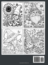 Load image into Gallery viewer, Gnome Garden: Whimsical Gnome Coloring Book for Adults Delightful Illustrations for Stress Relief and Relaxation
