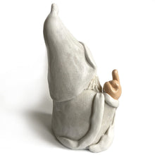 Load image into Gallery viewer, Funny Garden Gnome Statue, Middle Finger Smoking Wizard Gnome, 8.27 Inch Naughty Gnomes Garden Sculpture Decoration for Lawn Yard Balcony Porch Patio Home Outdoor Ornaments Christmas Decorations
