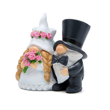 Load image into Gallery viewer, Hodao Valentines Day Gnome Decorations Handmade Couple Scandinavian Gnomes Ornaments Wedding Celebration Gnomes Figurines Decor Sweet Anniversary Day Home Table Decorations Gifts
