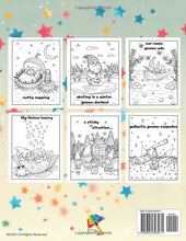 Load image into Gallery viewer, Gnome Coloring Book: 40 Playful Garden Gnome Scenes With Witty Puns and Hand Drawn Illustrations For Fun and Relaxation
