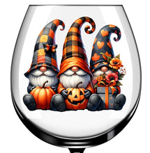 Load image into Gallery viewer, x12 Halloween Gnome Gonk Glass Vinyl Decal Stickers Colour ui192
