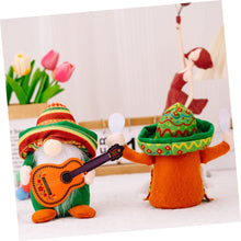 Load image into Gallery viewer, Ciieeo Carnival Gnome Doll Unique Mexican Gnome Decor for Home Decoration for Festive Celebrations and Carnival Parties Centerpiece for Tables and Shelves
