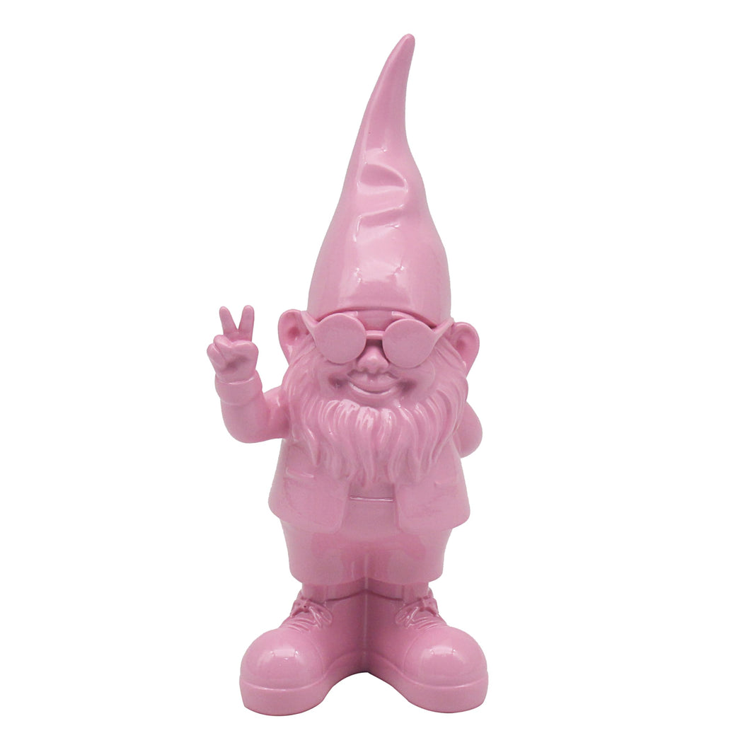 Lesser & Pavey Gnomes Behaving Badly Pink 20cm Figurines Statues For Home Decor | Ideal Ornaments Friendship Gifts For Women & Men | Lovely Table Centerpiece & Living Room Accessories