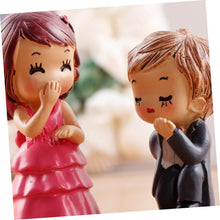 Load image into Gallery viewer, ifundom 1set Miniature Couples Ornament of Creative Resin and Plastic Figures for Mini Garden Decoration for Micro Landscapes Succulents and Home Decor 2pairs
