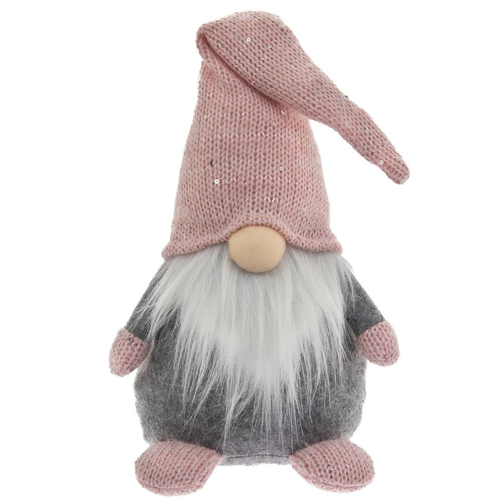 Pink LED Santa Gonk Christmas Gnome Small