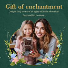 Load image into Gallery viewer, BEXLEYBAY Solar Light Gnome Fairy House Outdoor Statues, Big Size Elf Miniature Buildings Sculptures for Garden Patio Lawn Path Decorations, 8&quot; Tall
