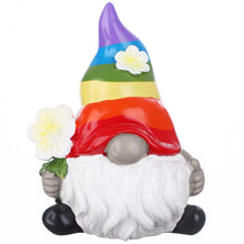 Load image into Gallery viewer, Garden Rainbow Gnome Resin Statue, Faceless Doll Figures Miniature Home Decoration for Lawn Ornaments Indoor or Outdoor Patio Deck Yard Garden Lawn Porch-4 x 4 x 10 cm/ 1.57 x 1.57 x 3.94 Inches
