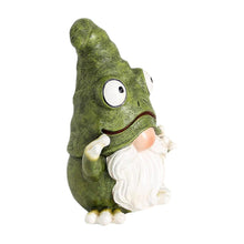 Load image into Gallery viewer, Outdoor Gnome Figurine, Gnome Frog Resin Sculpture, Miniature Faceless Ornament, 16x11cm Charming Decor For Balcony, Living Room, Backyard, Desk, Yard, And Bedroom Spaces
