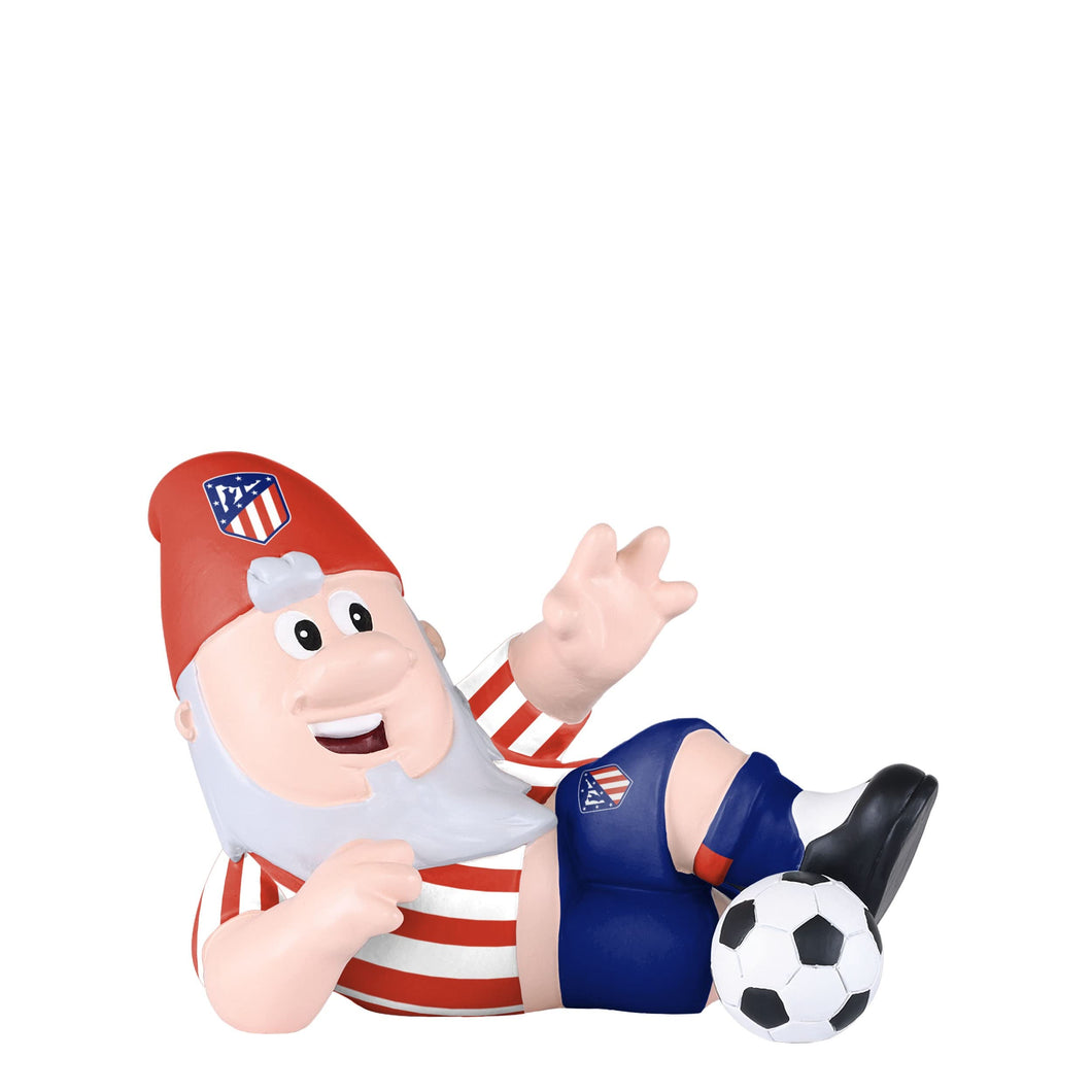 FOCO Official Atletico Madrid FC Sliding Tackle Football Garden Gnome