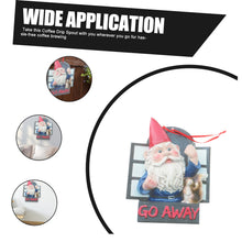 Load image into Gallery viewer, Happyyami Gnome Climbing Fairy Figurine Decoration for Balconies Patios Indoor Spaces Unique Finger Ornament for Home Outdoor Use for Gardens and Christmas Decor
