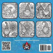 Load image into Gallery viewer, Garden Gnomes: An Adult Coloring Book of Whimsical Mandalas and Uplifting Quotes
