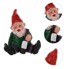 Load image into Gallery viewer, Healvian 3pcs Dwarf Shaped Resin Garden Ornament Decoration Funny Gnome Statue for Home Lawn Doll Artwork Unique Landscape Accessory
