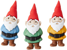 Load image into Gallery viewer, Dress it Up Button Garden Gnomes 39 x 16 mm 3 pcs. Multicolour, Multi-Colour, 10 x 8 x 1 cm
