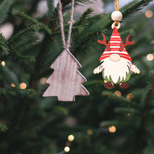 Load image into Gallery viewer, Jagowa 12PCS Wooden Christmas Ornaments - Faceless Dolls for Christmas Tree Decor and Party
